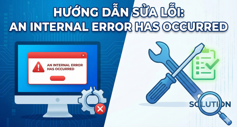 Hướng dẫn sửa lỗi An internal error has occurred trên VPS - DATAZ.VN
